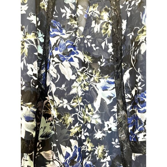 ASTR Floral Relaxed Boho Blouse M - Picture 7 of 11